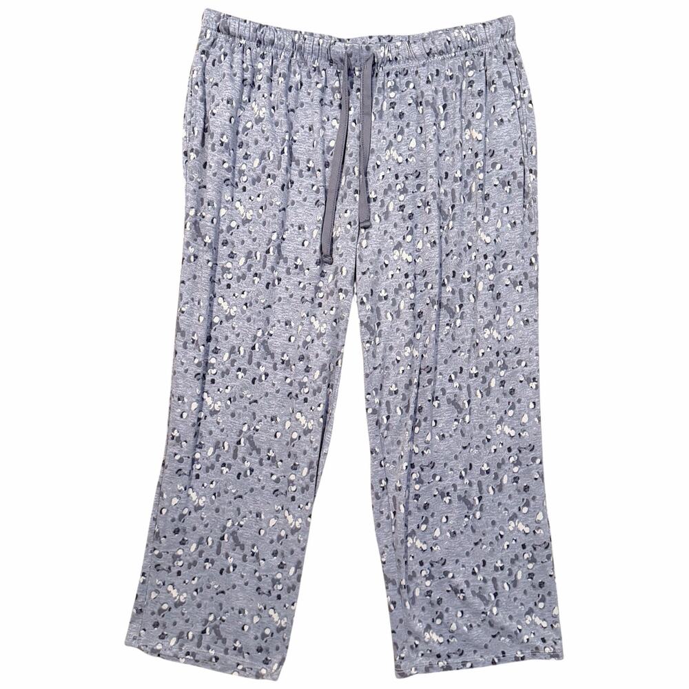 Lucky Brand Blue Floral Abstract Matching PJ Loungewear Set Size Medium - Picture 5 of 6